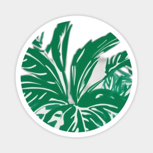 Tropical Monstera Delight No. 845 Magnet